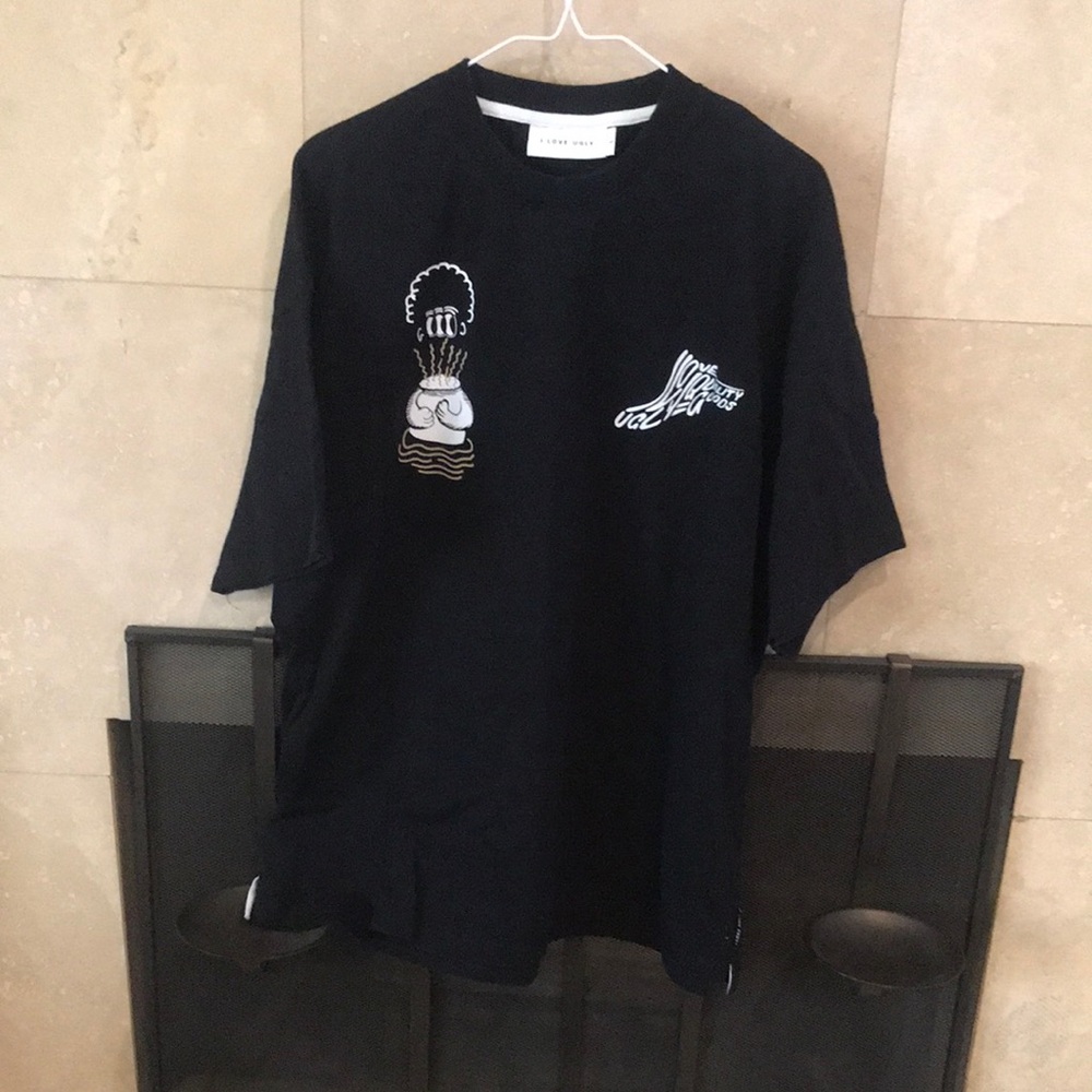 I love ugly Black Graphic T-Shirt